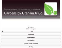 Tablet Screenshot of gardensbygrahamandco.com